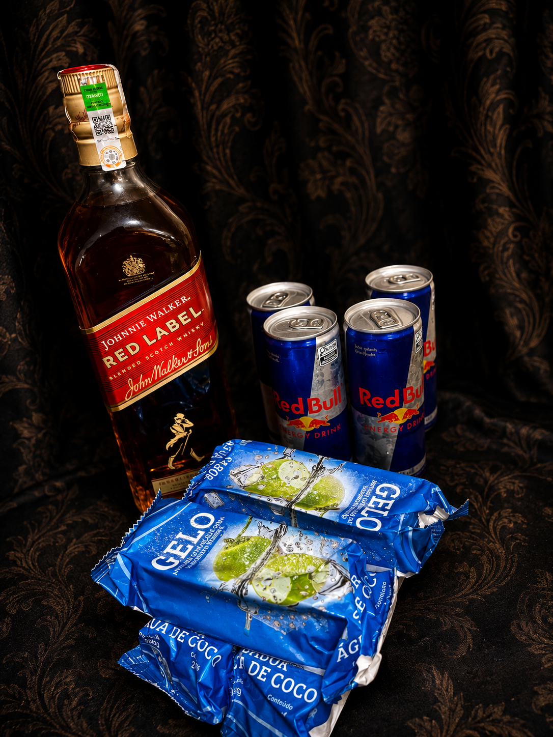 Combo Red Label com Red Bull